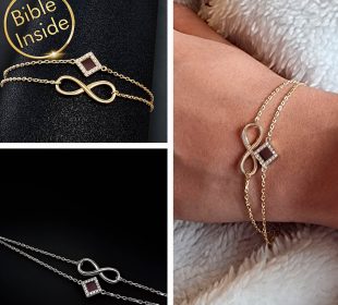Unique Gifts Christmas: Gold Tree of Life Necklace With Nano Bible Inside from My Nano Jewelry